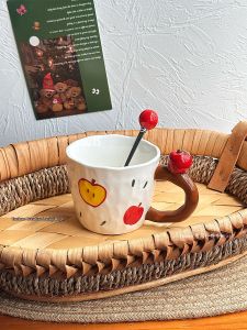 Creative Ceramic Apple Mug