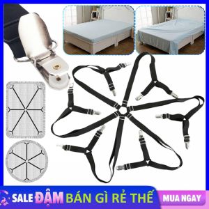 Dây Kẹp Cố Định Ga Giường Drap 12 Kẹp Chống Trượt Có Đệm Nhựa Co Giãn Tốt / Kẹp Giữ Ga Trải Nệm Vỏ Chăn Bông Chống Xê Dịch Tiện Lợi / Kẹp Giữ Ga Giường