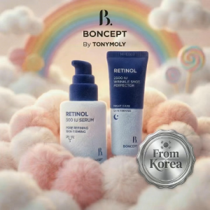 Combo Serum Retinol 30ml & Kem Dưỡng Ban Đêm 15ml Boncept - Dưỡng Da Săn Chắc Se Khít Lỗ Chân Lông Giảm Nhăn