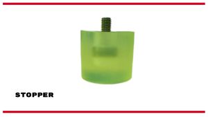 MAG BR6T_NYLON Nylon Stopper BR6T Arm Hard Rubber for MAG Barrier Gate BR618T BR630T BR660T Left or Right Yellow STOPPER
