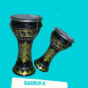 Dumbuk Pinggang 6 Inc Darbuka mini Alat Musik Marawis Mika POWER BEAT Murah Meriah Motif Az Zahir