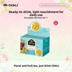 CHALI | Red Tea with Chinese Red Dates Goji Berries Longan Rose Sugar-free Tea Bag