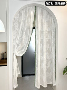 Luxury Semi-summer Gauze Curtain Light Transmission Privacy Partition Living Room Decorative Curtain Bedroom Gauze Curtain