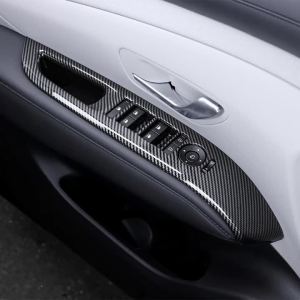 Car Interior Accessories For Hyundai Tucson NX4 2022-2024 LHD Window Control Button Trim Panel Door Handle Decorative Strip
