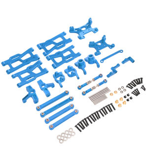 Bộ Phụ Kiện Nâng Cấp Kim Loại Tỷ Lệ 1/12 WLtoys 124008 124010 Dành Cho Xe Điều Khiển Từ Xa Bao Gồm Tay Đòn Cốc Lái Bộ 8 Món Dành Cho Người Trên 14 Tuổi