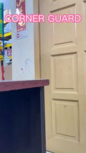 BLACK HARDWARE Silicone Rubber Table Furniture Angle Baby Safety Edge protector Corner Cover Pelindung Bucu Meja 桌角保护 防撞