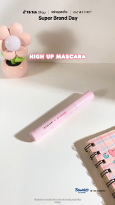 Azarine High Up! Lashting Mascara [4gr] Dual Finish Efek Lash Lift untuk Bulu Mata Lebih Tebal Panjang Tahan Lama Waterproof Transferproof Smudgeproof