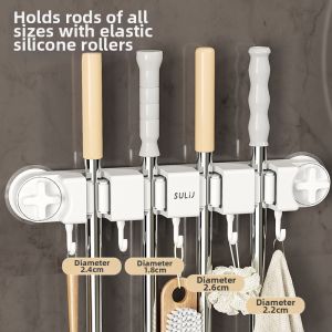 Powerful Wall Mounted Rack Without Drilling