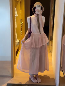 CHOUXIE | French Chic Unique Crinkled Strappy Maxi Dress