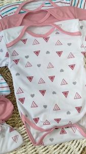 12Pcs Paket Lahiran Jumper Bayi Baru Lahir SNI Topi set Sartaki Paket Lahiran Jumper Baby Gift Set Baby Newborn Seri Dusty Pink - Juragan Lebak