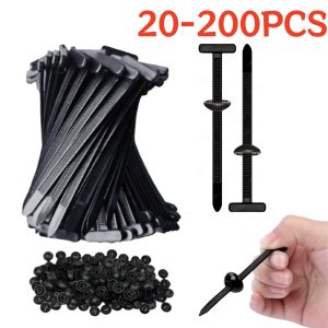 20-200Pcs Nylon Universal Cable Tie Buckle Heavy Duty Self-Locking Zip Ties Holder Fasteners Car Body UV Resistant Zipties