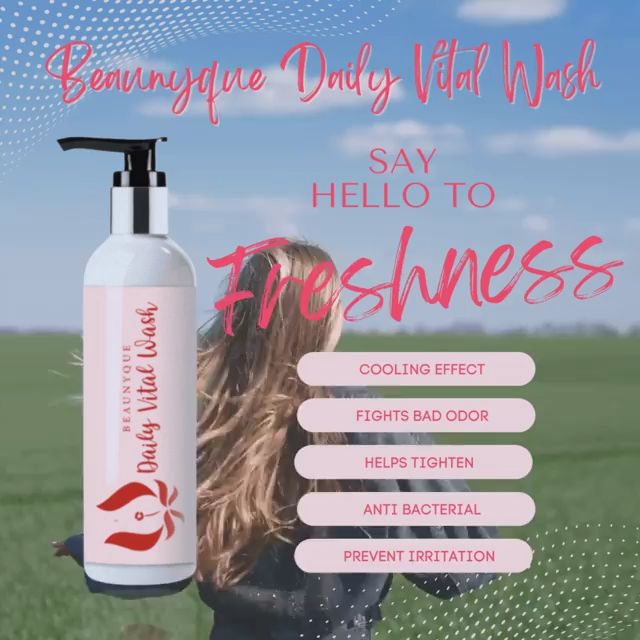 Feminine Wash by Beaunyque with WHITENING, TIGHTENING, and COOLING
