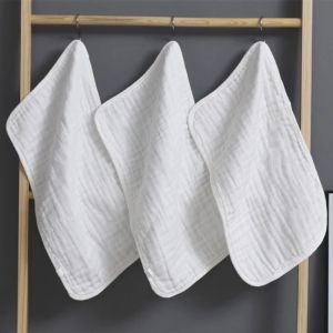 1-3PCS Large Muslin Burp Cloths Hand Washcloths for Baby Extra Absorbent and Soft Boy&Girl Milk Spit Up Rag for Newborn Registry