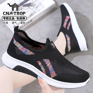 รองเท้าลำลองผู้หญิงระบายอากาศได้ดี พื้นนุ่ม กันลื่น ทนทานต่อการสึกหรอ รองเท้าสำหรับคุณแม่ รองเท้าแฟชั่นแบบสวมสบาย