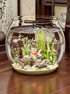 XINGYOU | Round Durable Fake Glass Plastic Integrated Fish Tank