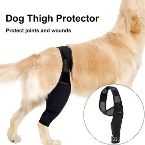 Pet Dog Knee Brace Rear Leg Support for Joint Pain Muscle Sore Elderly Disabled Injured Dogs Leg Bracer for Mobility Aid