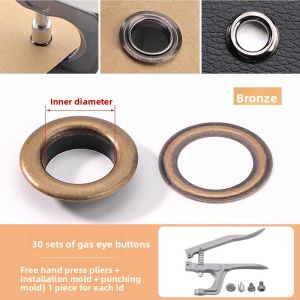 Portable Manual Punching Tool for Fabric 4-Hole