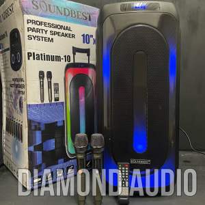 Speaker bluetooth soundbest platinum 10 inch original
