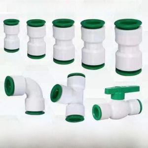 Phụ Kiện Ống Nước PPR Nhanh Không Cần Đùi 4 Phần 6 Phần Trực Tiếp Ba Chiều Giao Thoa Nối Thẳng Ống Nước Gia Dụng