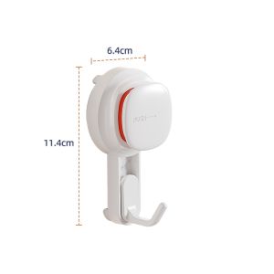 ท้ายรถ2ชิ้นตะขอถ้วยดูดสัมผัสได้ตะขอถ้วยดูดถ้วยดูดสุญญากาศใช้ในครัวเรือนห้องน้ำตะขอเกี่ยวแบบไม่มีรูทรงพลังสามารถถอดออกและนำกลับมาใช้ใหม่ได้อย่างดีผ้าเช็ดสำหรับห้องครัวตะขอเก็บของห้องน้ำ