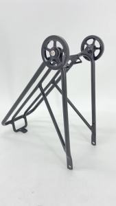 Bicycle Luggage Carrier For Brompton Folding Bike Rear Racks Aluminum Alloy Standard Cargo Rack Easywheel