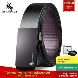 JIFANPAUL | Automatic Buckle Mens Leather Belt