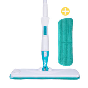 Miaojie Home Use Hand-Free Spray Mist Flat Mop Wet And Dry Dual Purpose One Drag Clean Broom Duster Lazy Mop Manual Floor Cleaning Tool