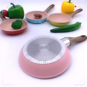 Mamibayi Panci Mpasi Bayi 16cm Panci Susu Mini Wok Pan Marble Penggorengan