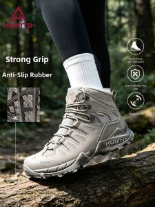 HUMTTO | Anti-slip Shock-absorbing Breathable High-ankle Womens Hiking Shoes