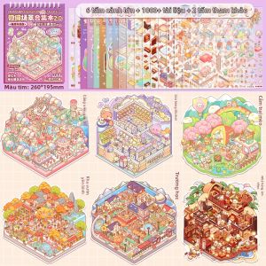 TILADUO | Sách Nhãn Dán 3D Chủ Đề Vui Nhộn