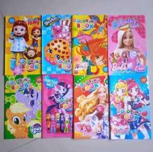BUKU MEWARNAI (isi 50pcs) motif RANDOM