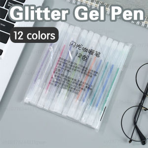 48pcs Glitter Gel Pen Set with 48 color ink refill suitable for children adult coloring journaling art drawing book doo