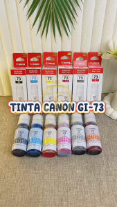 Tinta Canon GI-73 1 Set 6 Warna Untuk Printer Canon G570 & G670 Hasil Foto Tajam & Warna Lebih Hidup