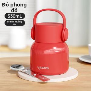 Haers | Bình Nước Giữ Nhiệt Dung Lượng Lớn Cho Nữ 24 Giờ