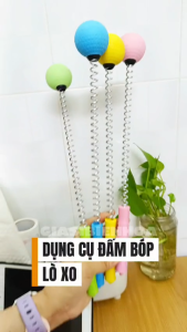 Tay Đấm Lưng Cổ Vai Gáy Đa Năng Bằng Nhựa TPR Mềm Thân Lò Xo Chắc Chắn