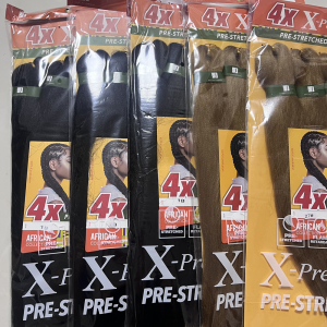 38 inch Synthetic braiding hair-4x braid Sensationnel pre-stretched kanekalon flame retardant for box braid and twist for Women