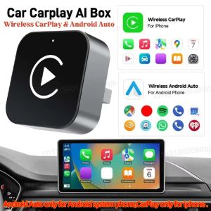 New 2in1 Wired to Wireless CarPlay Adapter Android Auto Dongle High-Quality Car Accessory Smart Box 5GHz WiFi Type-C/USB
