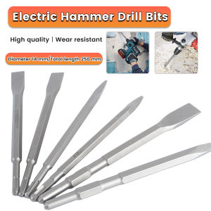 Digeo Electric Hammer Drill Bits Chisel Point Flat Chisel Drill Bit Impact Drill Bit
