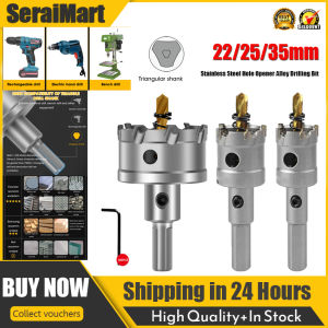 🚚 Local Delivery🚚22mm 25mm 35mm Hole Saw for Stainless Steel Metal Iron Plastic Wood Drilling Titanium TCT Hard Alloy Hole Saw Drill Bit Cutter