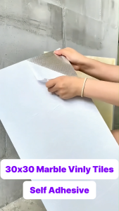 50Pcs 30x30cm Vinyl Floor Stickers Self-adhesive PVC Tiles For Flooring Marble Design