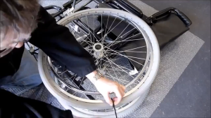 Hospital Wheelchair PU Tyre 20 & 24 Inches | Hospital Medical Replacement Spare Part