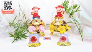 Bông tỏi ông địa đậu ngũ cốc thần tài phát lộc - TỎI CÁT TƯỜNG