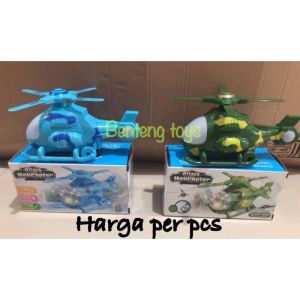 Mainan Helikopter anak ada lampu dan suara