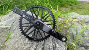 RIRO Ultra-Light Carbon Fiber Road Bike Crankset Direct-Mount 24mm Spindle Power Meter Single Crank for Enhanced Cycling Perform
