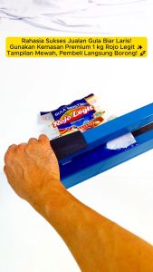 100 pcs Bungkus Plastik Gula Kemasan 1 kg Rojo Legit / Si Manis Printing Laminasi Kristal Pasir