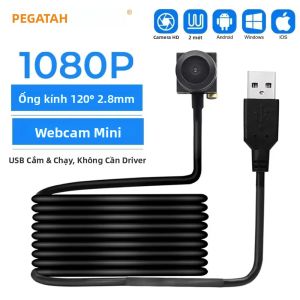 Camera USB Mini HD 1080P Webcam Với Ống Kính 2.8/3.7mm Dành Cho PC Camera An Ninh Ngoài Trời Máy Quay Video Webcam Cho Các Cuộc Họp Trực Tuyến