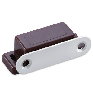 Door Closers Magnetic Catches Magnetic White 4.5cm 6PCS ABS Plastic Brown Cabinet Cabinet Latches Door Catch Heavy Duty None