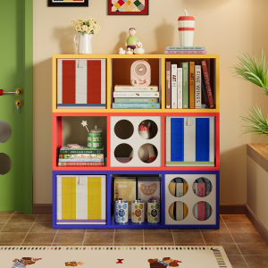 Children Bookshelf & Storage Cabinet Steel