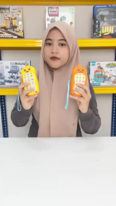 [KST] Mainan Edukatif Anak Mini Telephone Musik LED 3+ | Simulasi Panggilan Kado Ulang Tahun