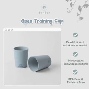 Benben Silicone Open Training Cup - Cangkir Bayi